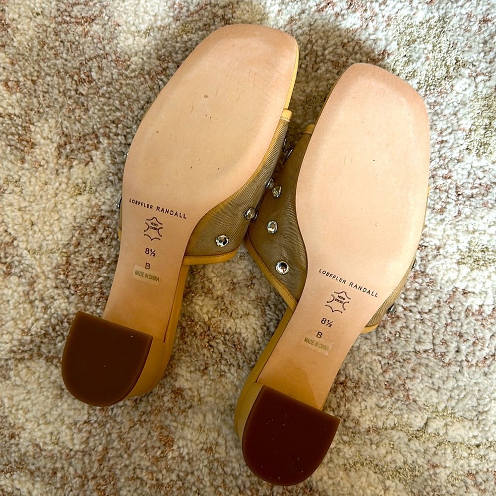 Loeffler Randall Brooke Caramel/Crystal Mesh Mule Brand New in Box. Size 8 1/2 - Picture 6 of 8